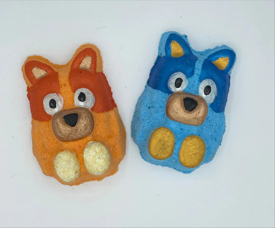 Bluey or Bingo Dog Bath Bomb