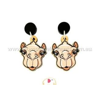 Camel Face Earrings