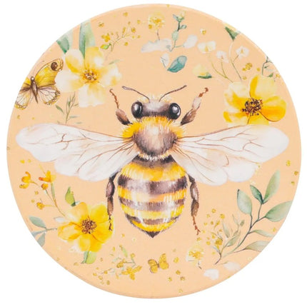 Cottage Grove Bee Ceramic Coaster