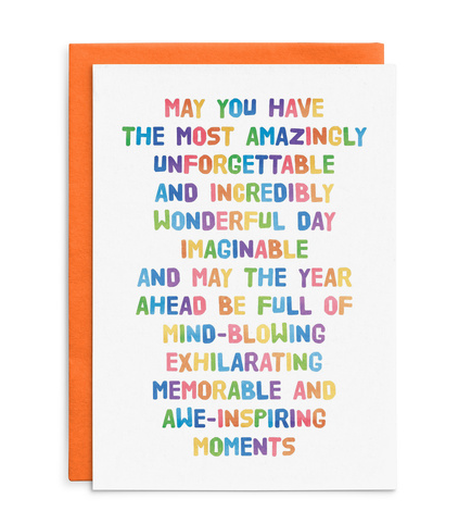 May you have the most amazingly... - Birthday Card