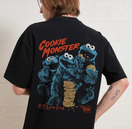 Cookie Kaiju Front and Back Oversized T-Shirt