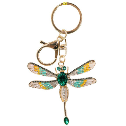 Keyring Dragonfly Green