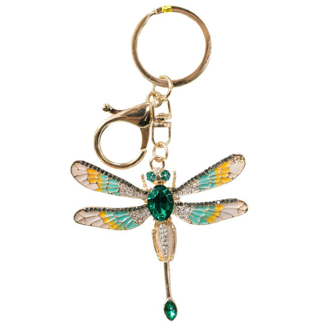 Keyring Dragonfly Green