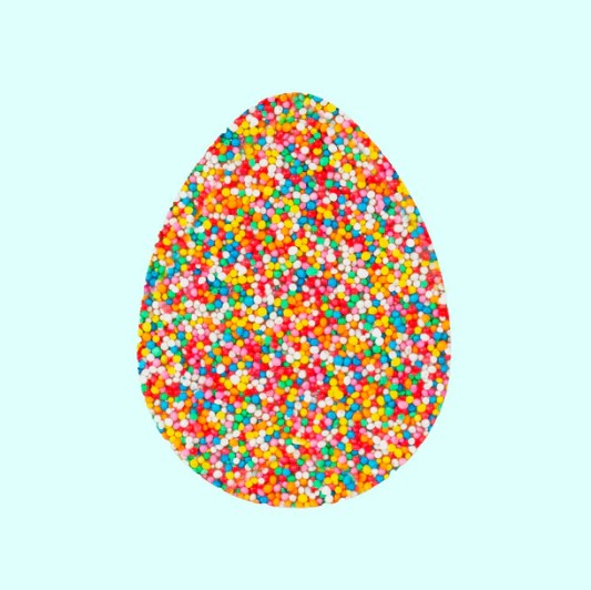 Chocolate freckle egg