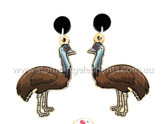 Emu Earrings