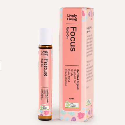 Focus Essential Oil Roll-On - Certified Organic