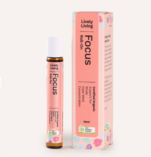 Focus Essential Oil Roll-On - Certified Organic