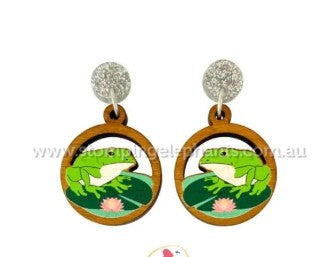 Jeremiah frog Earring