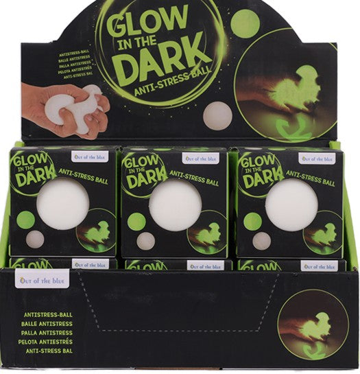 Blue Glow in the Dark Anti-Stress Ball