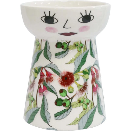 Doll Plant Vase Gum flower 8.5x8.5x11.5cm