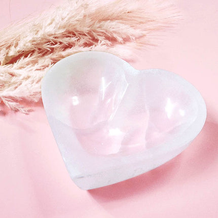 Selenite Heart Bowl