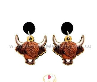Highland Cow Earrings
