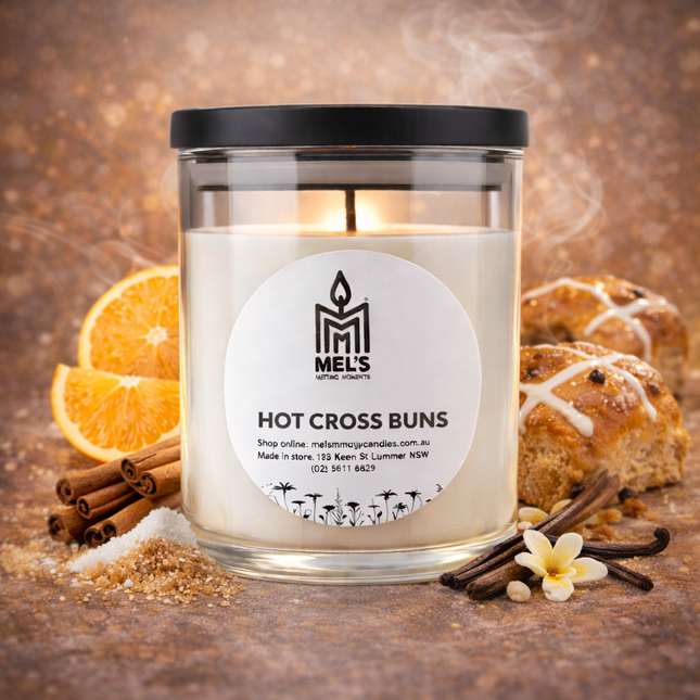 Hot Cross Buns - Large 80 Hour Pure Soy Candle