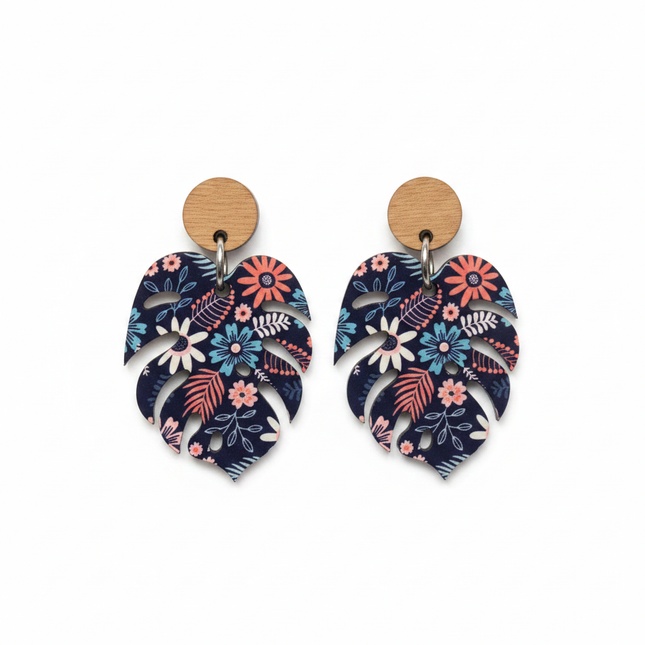 Floral Fern Earrings