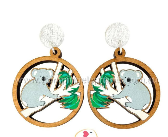 Kia Koala Earrings