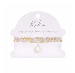 Crystal wrap Necklace / Bracelet