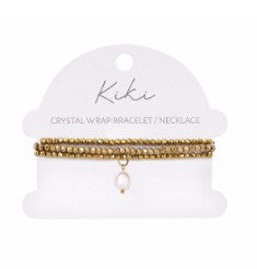 Crystal wrap Necklace / Bracelet