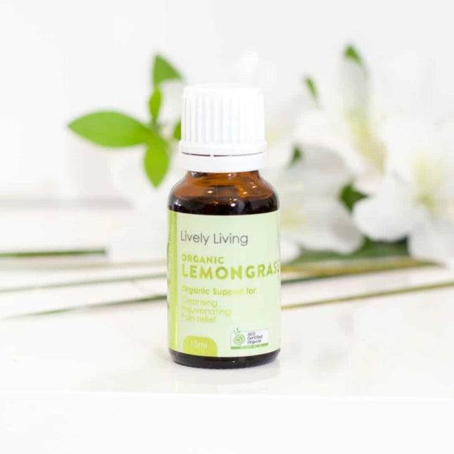 Lemongrass Organic Essential Oil 15ml