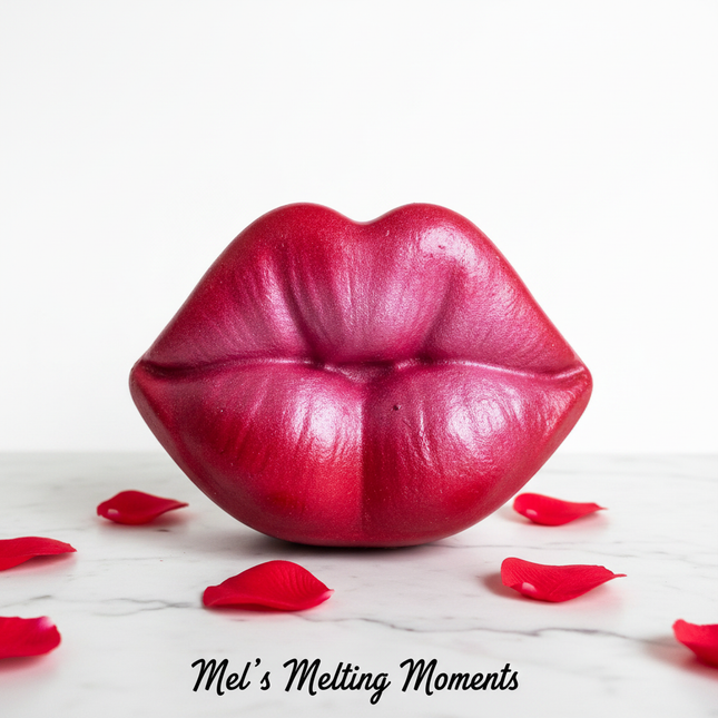 Luscious Lips Bath Bomb Red
