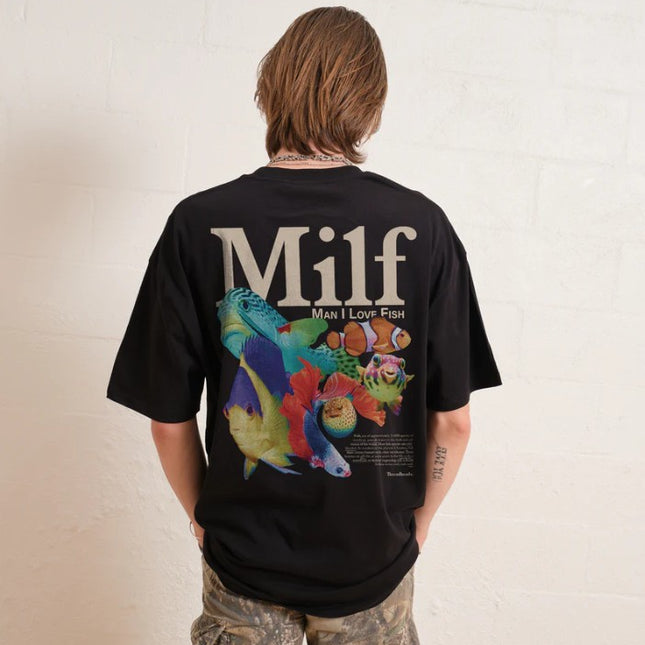 Man I Love Fish Front and Back T-Shirt