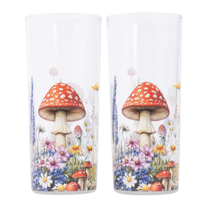 Mushroom Glass Set Of 2