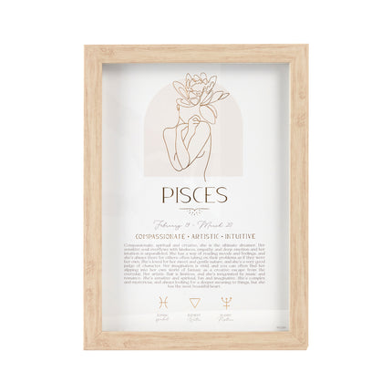 Mystique Framed Print Pisces