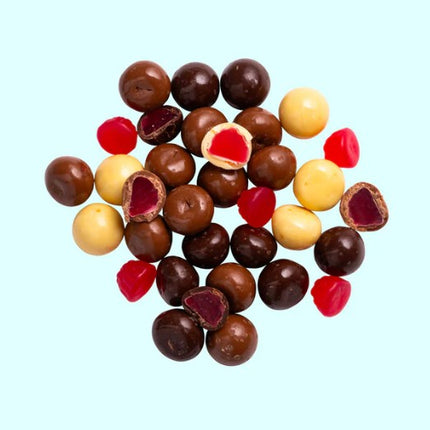 Easter Nest Egg - Mixed Chocolate Raspberries