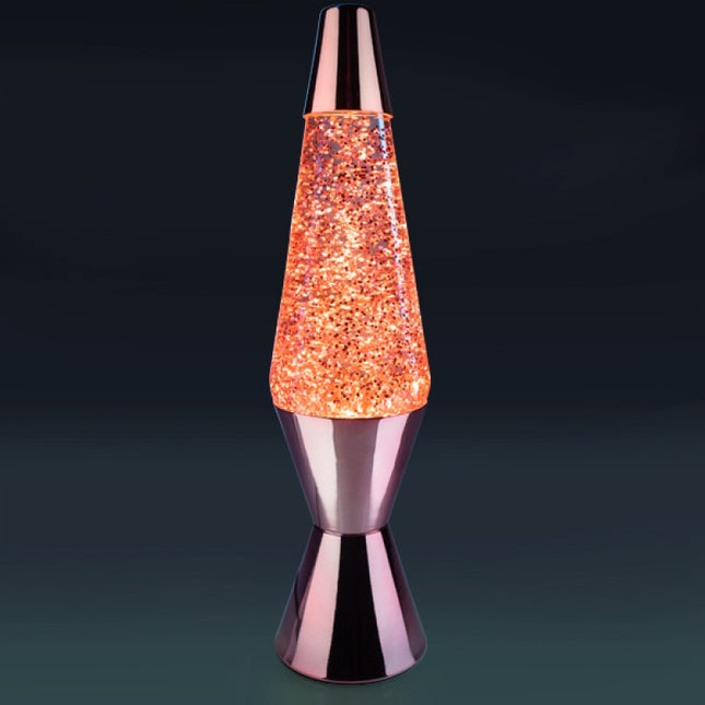 Rose Gold Diamond Glitter Lamp