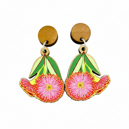 The Gum Blossom Full Bloom Pink Earrings