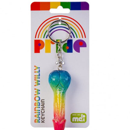 Rainbow Willy Keychain