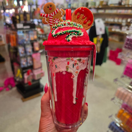 Christmas Gingerbread Red Sorbet Sipper