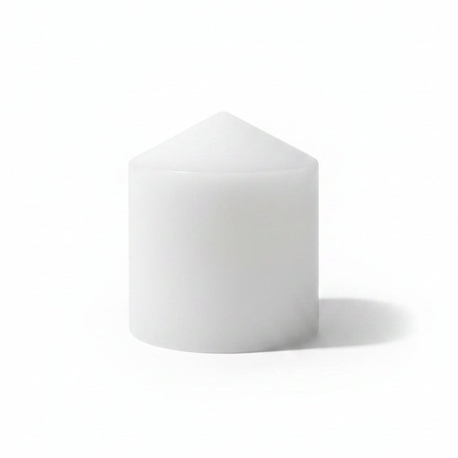 Dome Pillar Event Candle 60 HRS White (9x9.5cmH)