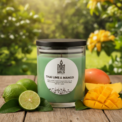 Thai Lime Mango - Large 80 Hour Pure Soy Candle