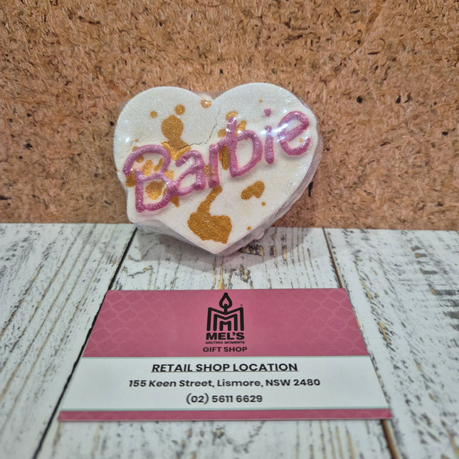Barbie Heart Bath Bomb