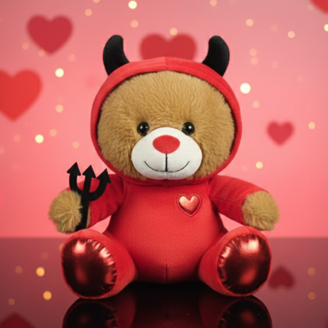 Teddy - red leather kink suit