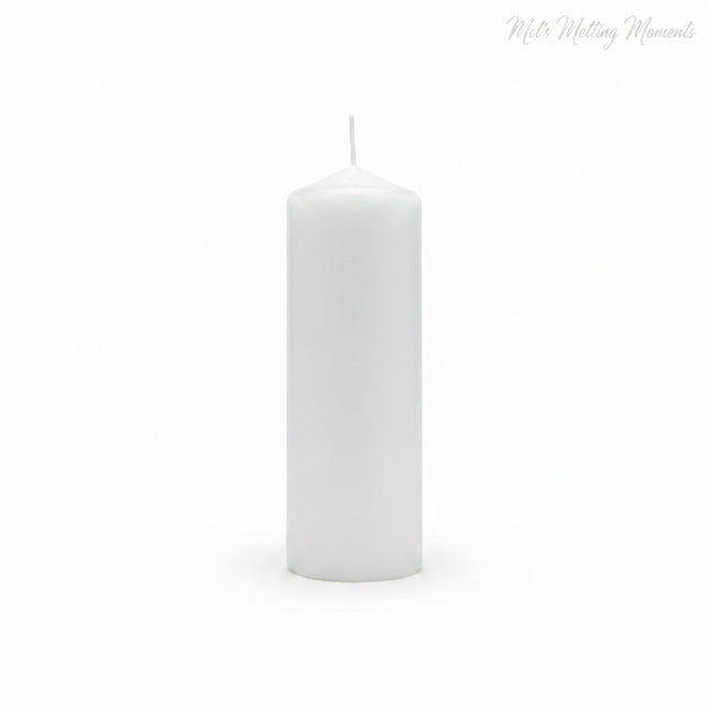 Dome Pillar Event Candle 72 HRS White (7x15cmH)