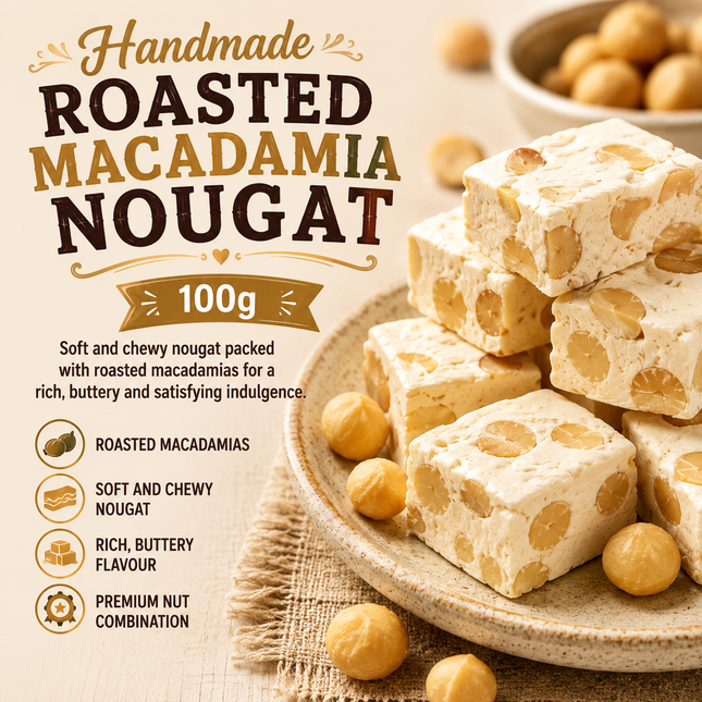 Roasted Macadamia Nougat 100g