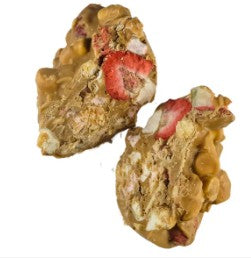 Rocky Road Easter Egg Caramel Chocolate Strawberry Almond - GLUTEN FREE