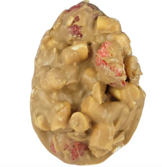 Rocky Road Easter Egg Caramel Chocolate Strawberry Almond - GLUTEN FREE