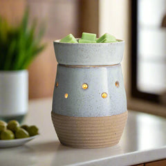 Electric tabletop wax warmers