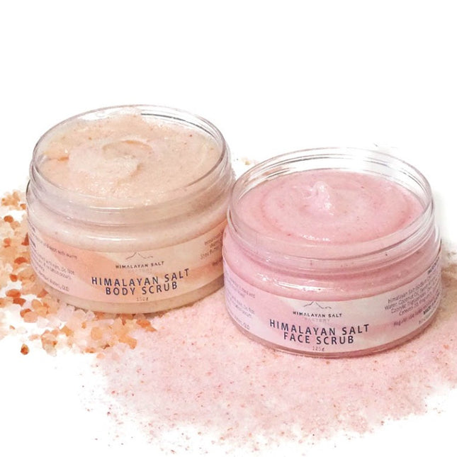 Himalayan Salt Scrub Set – Face and Body with soap