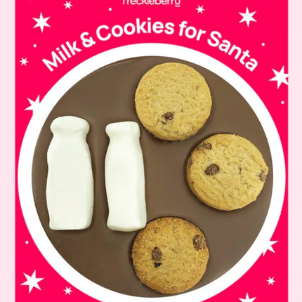 Christmas Chocolate Milk & Cookies For Santa