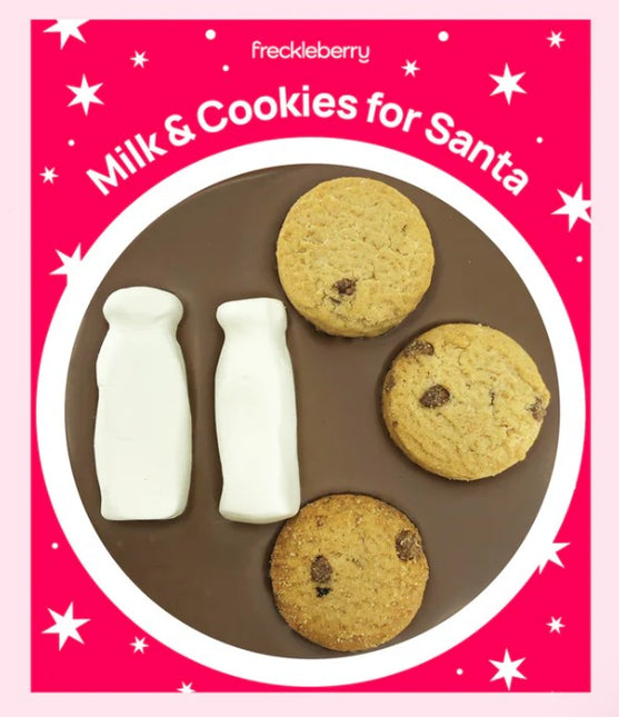 Christmas Chocolate Milk & Cookies For Santa