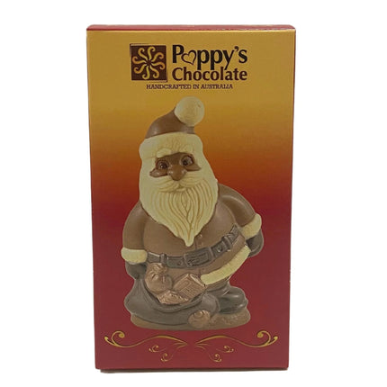 Santa with bag of presents 124mm - milk chocolate  gluten free
