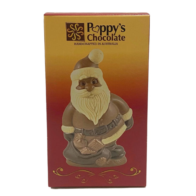 Santa with bag of presents 124mm - milk chocolate  gluten free