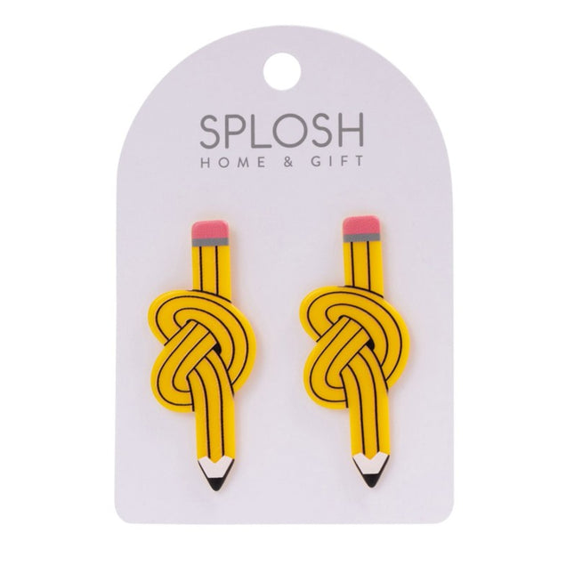 Teacher Yellow Pencil Earrings