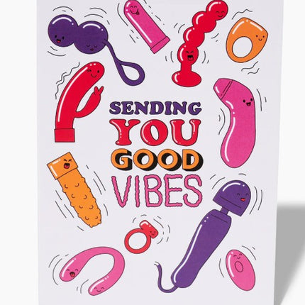 Sending Good Vibes Greeting Card