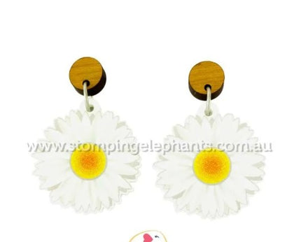 Gerbra White Earring