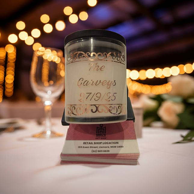 Personalisation Candle
