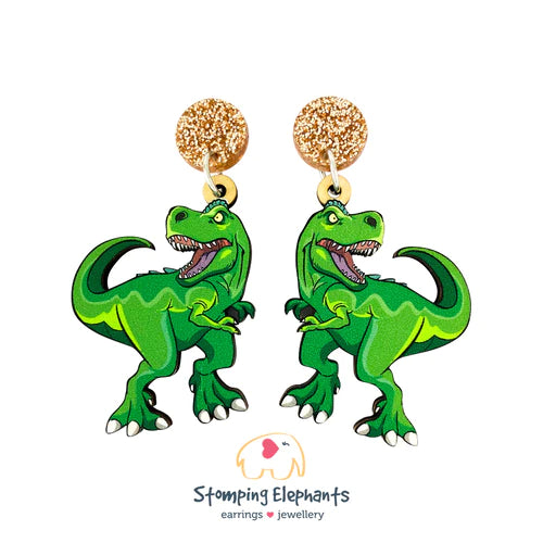T-Rex Dinosaur earring